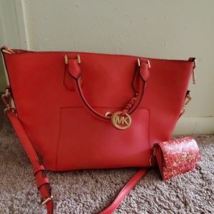 Purse with matching wallet